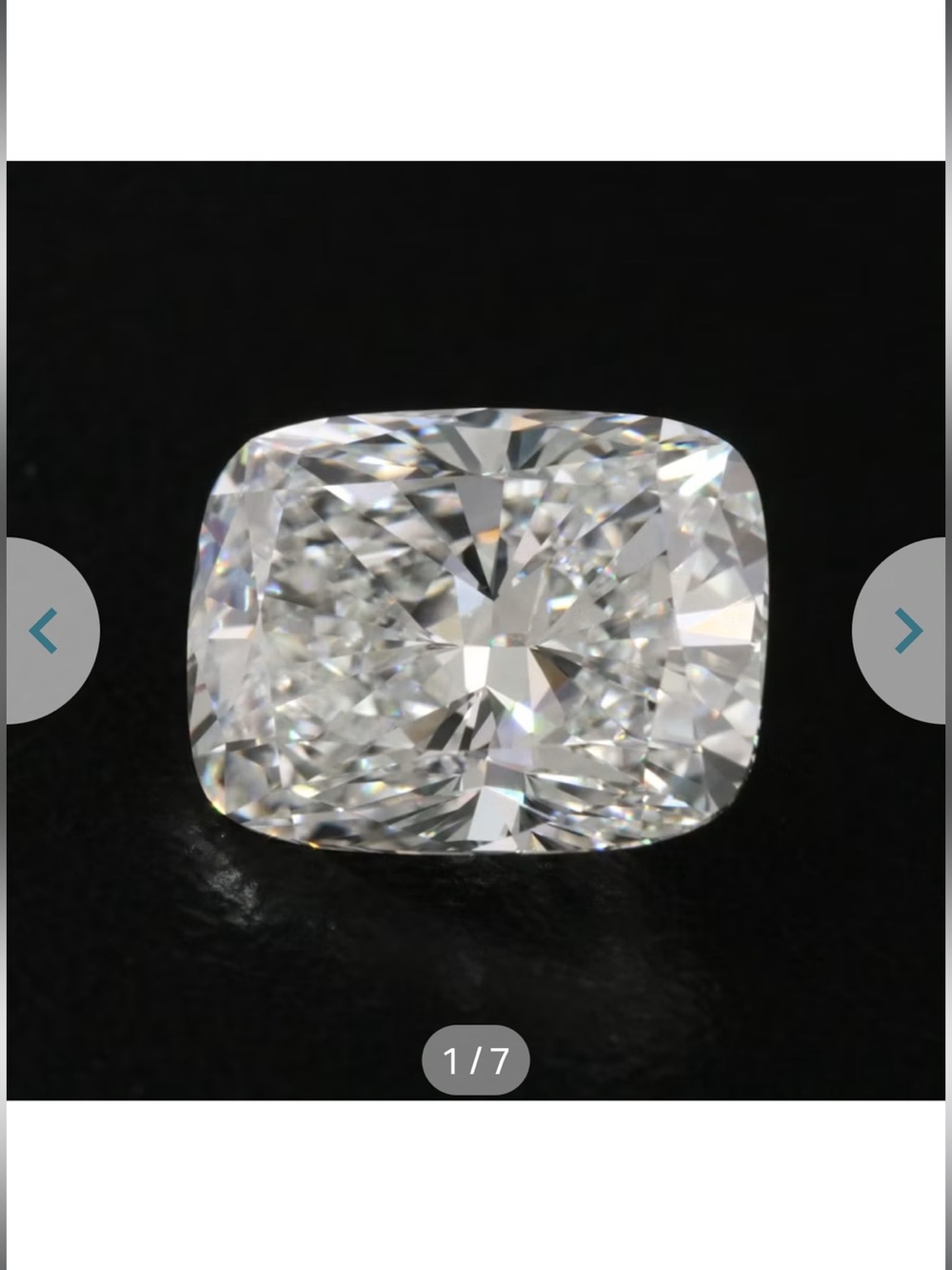 Elegant Cushion Cut Loose Diamond - Women's Jewelry
